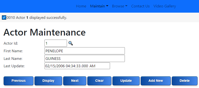 Sample maintenance function