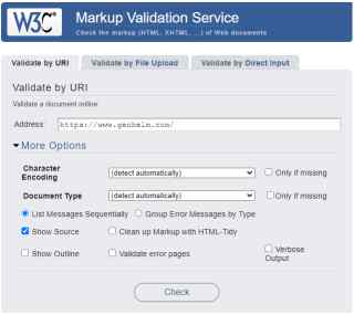 W3C Markup Validation