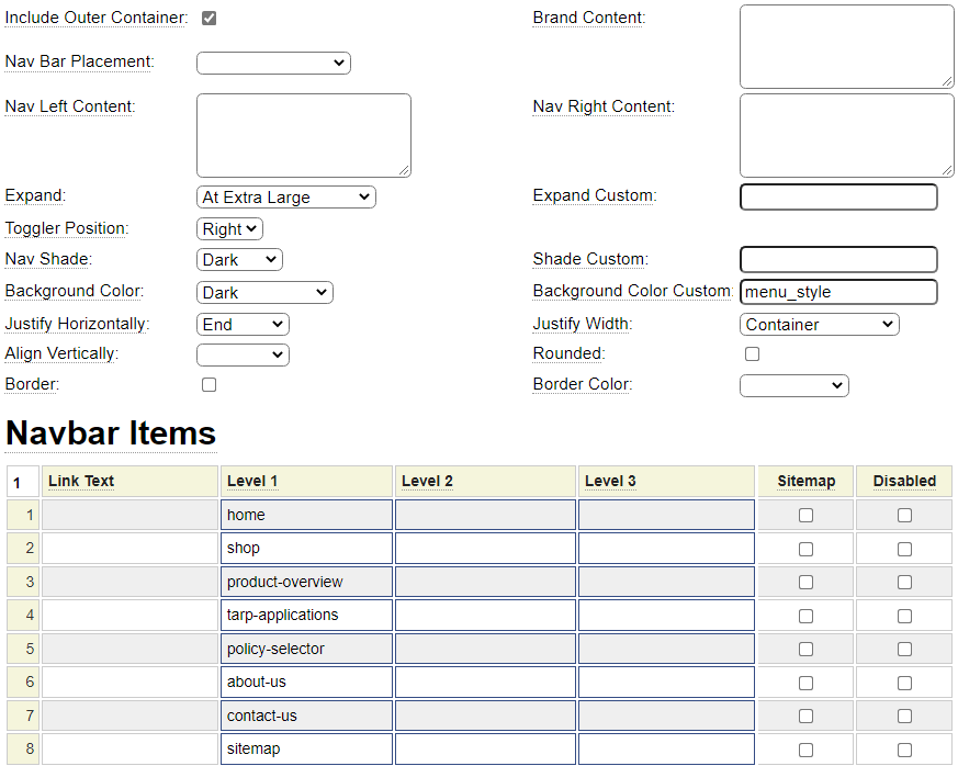 Bootgrid specification