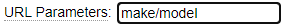 URL Parameter to accept make and model values
