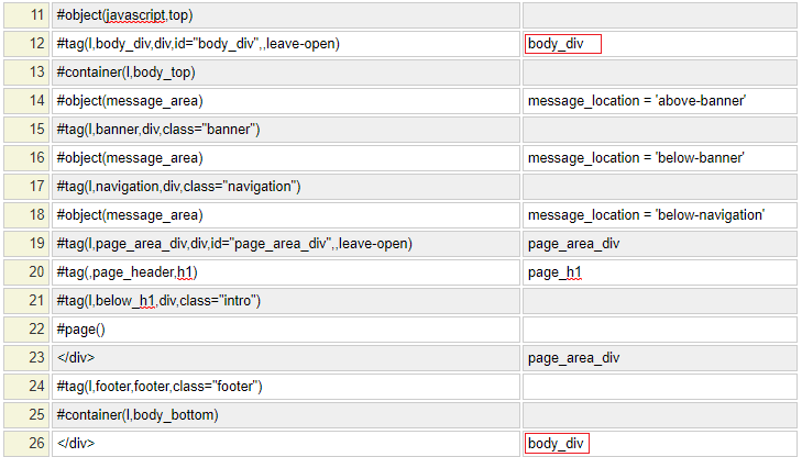 Codeframe condition example