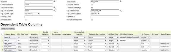 GenHelm - db_object Model Help - Defining Object Fields