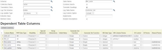 Sample db_object_child definition