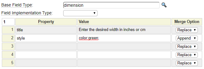 html_field definition for width