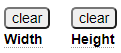 Clear Buttons