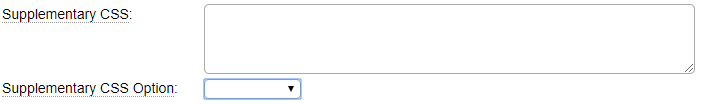 Supplemental CSS