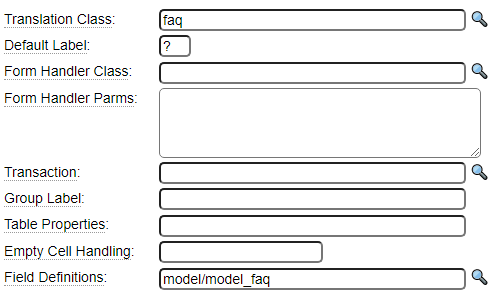 faq Model Form - Part 1