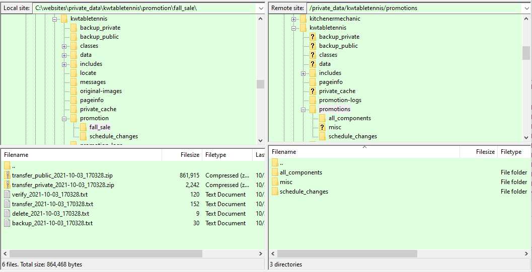 Copying build files manually