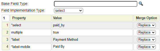 Sample html_field definition