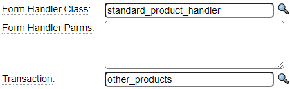 Generic Form Settings