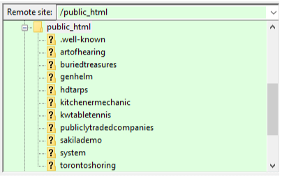 Sample public_html folder hosting GenHelm applications