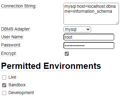 sandbox_information_schema db_config Definition
